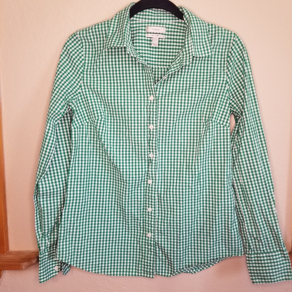 J. Crew stretch perfect button-up